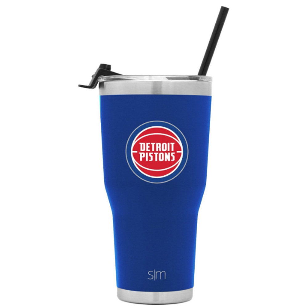 Detroit Pistons 30 oz Cruiser Tumbler in Blue - Front View
