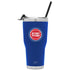 Detroit Pistons 30 oz Cruiser Tumbler in Blue - Front View