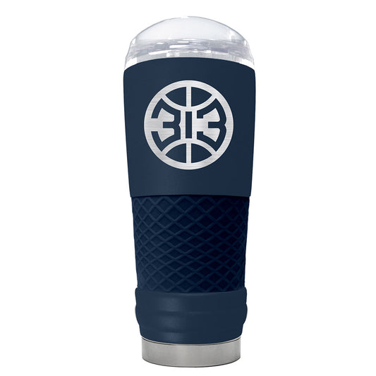 Detroit Pistons 24oz 313 Draft Tumbler in Navy - Front View