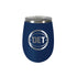 Detroit Pistons 10oz DET Wine Tumbler in Blue - Front View