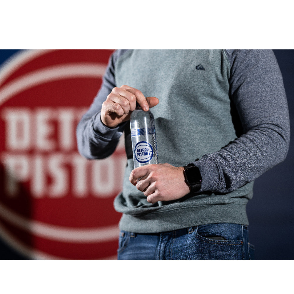 Detroit Pistons 313 Personalized White Burp Towel