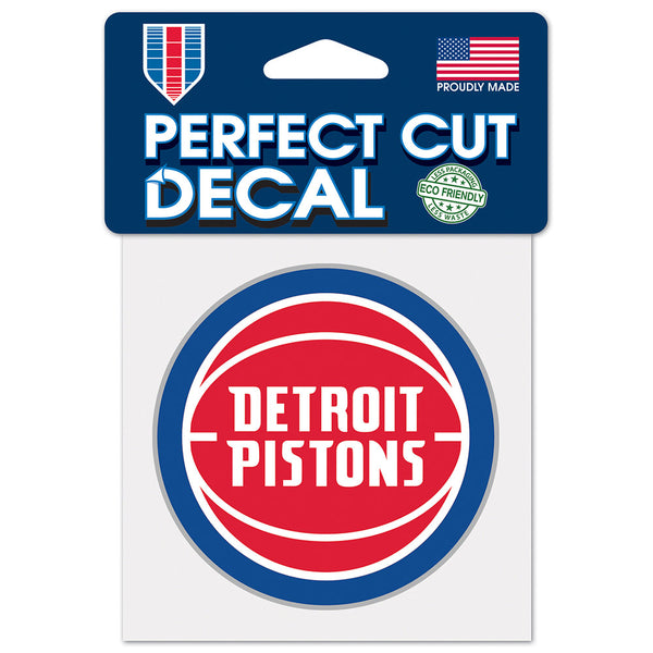 Detroit Pistons Perf Cut Decal - Front View