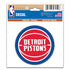 Detroit Pistons 3x4 Team Logo Decal - Front View