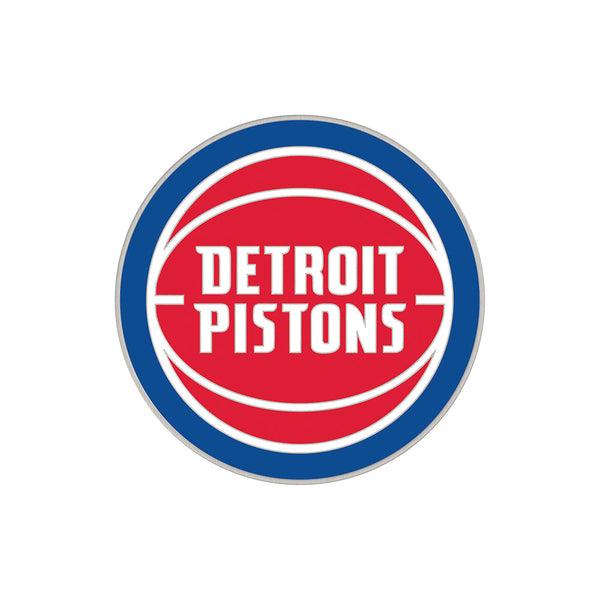 Detroit Pistons Team Logo Hatpin in Blue and Red - Front View