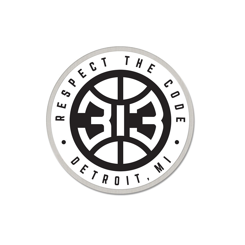 Pistons basketball pin