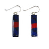 Pistons Motor City Jersey Earrings