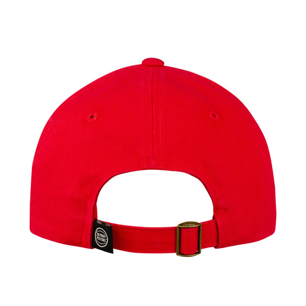 Detroit Pistons DET Unstructured Hat in Red - Back View