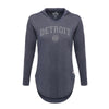 Ladies Detroit Pistons Sportiqe Lennon 313 Hooded T-shirt