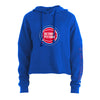 Ladies Detroit Pistons New Era Team Logo Pullover Hooded Sweatshirt