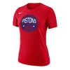 Ladies Detroit Pistons Nike Remix Dri-FIT T-Shirt