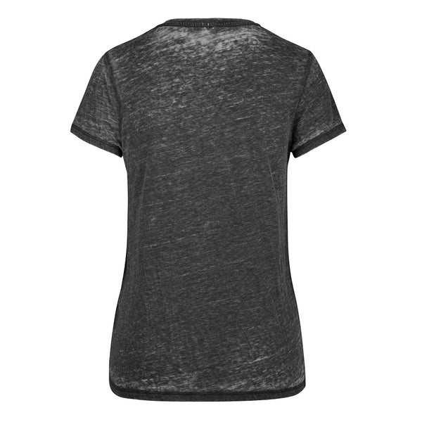 Ladies '47 Brand Pistons Fade Out T-Shirt in Gray - Back View