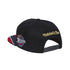 Mitchell & Ness Budweiser Snapback Hat in Black - Back View