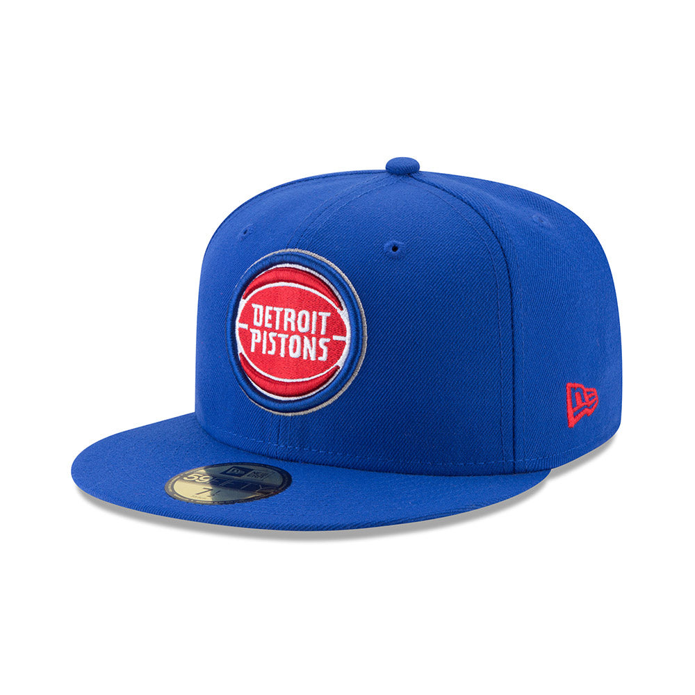 Detroit Pistons New Era Jersey Hook Classic 59FIFTY Fitted Hat - Teal/Black