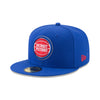 New Era Detroit Pistons Blue Fitted 59FIFTY Hat