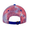 Detroit Pistons Tie Dye Hat in Blue and Red - Back View