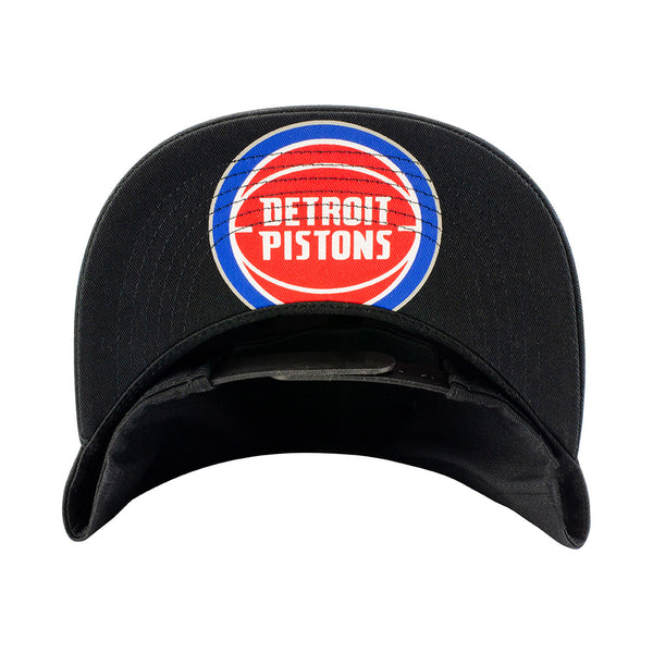 Detroit Pistons D-UP Snapback Hat - Front View