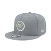 Detroit Pistons New Era DET Gray 9FIFTY Snapback Hat - Left View