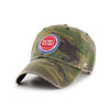 47 Brand Detroit Pistons Camo Adjustable Hat - Front View