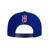 New Era Detroit Pistons GT Snapback Hat in Blue - Back View