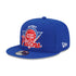 Detroit Pistons 9FIFTY 2021 Tip Off Snapback Hat in Blue - Left View