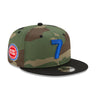 New Era Detroit Pistons X Compound 9FIFTY Camo Snapback Hat - Right View
