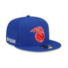  Pistons New Era Alternate Remix Snapback Hat in Blue - 1/4 Right View