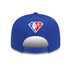  Pistons New Era Alternate Remix Snapback Hat in Blue - Back View