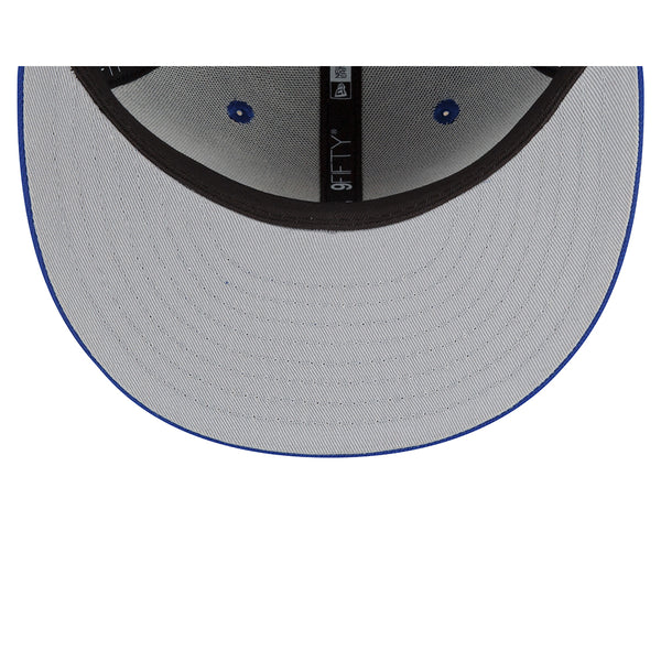  Pistons New Era Alternate Remix Snapback Hat in Blue - Bottom View