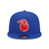 Pistons New Era Alternate Remix Snapback Hat in Blue - Front View