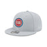 Pistons New Era Team Logo Snapback Hat in White - Left View
