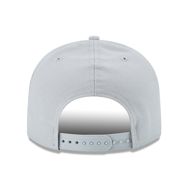 Pistons New Era Team Logo Snapback Hat in White - Back View