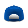 Pistons New Era Team Logo Snapback Hat in Blue - Back View