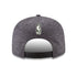 Pistons 9FIFTY Shadow Tech Snapback in Gray - Back View