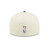 Pistons New Era 2022 Draft 59FIFTY Fitted Hat in White - Back View