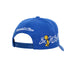Pistons Mitchell & Ness NBA Champs Snapback Hat in Blue - Front Side View