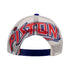 Pistons Mitchell & Ness NBA Off the Backboard Adjustable Hat in Blue/White - Back View