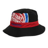 Mitchell & Ness Pistons Burn Rubber Bucket Hat front