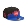 New Era Pistons Tip Off Snapback Hat