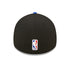 New Era Pistons Tip Off Flex Hat in Black/Blue - Back View