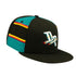 New Era Pistons Hardwood Classics Snapback in Black - Side View