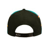 New Era Pistons Hardwood Classics Snapback in Black - Back View