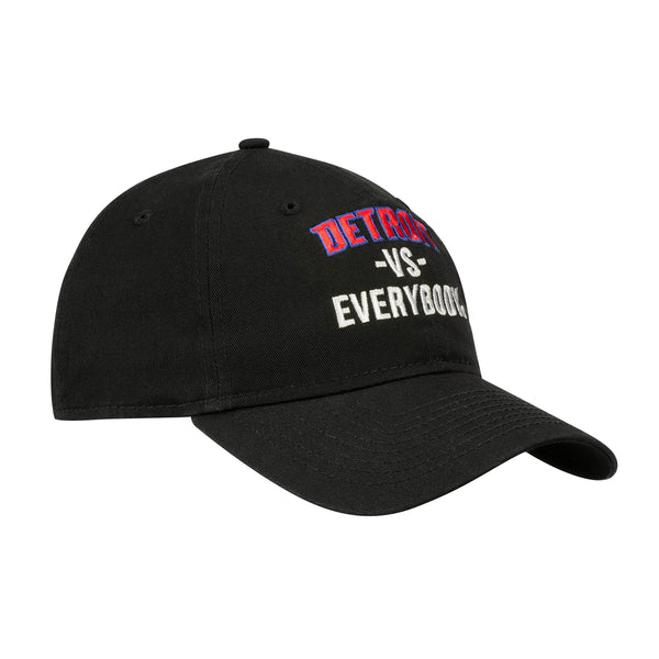 DETail Threads Pistons Detroit vs Everybody Adjustable Hat in Black - Side View