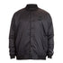New Era Pistons Button Up Jacket in Black - Front View