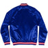 Mitchell & Ness Pistons Satin Jacket in Blue - Back View