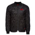 Sportiqe Pistons Quilted Jacket in Black - Front View