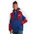 GIII Pistons The Body Check Jacket in Red/Blue/White - Front View