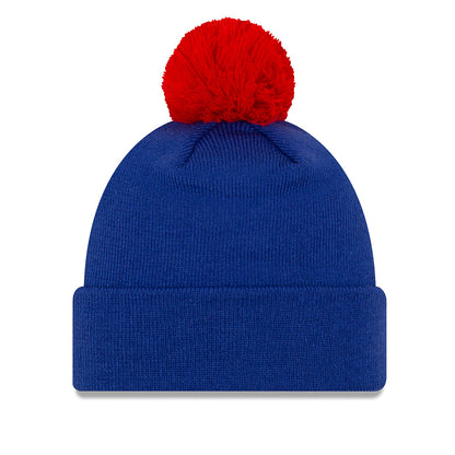 Pistons New Era Team Logo Knit in Blue - Back View
