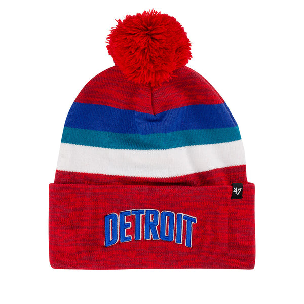 Pistons '47 Brand Remix Knit in Red - Front View