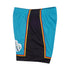 Mitchell & Ness Pistons Swingman Shorts in Blue - Left View
