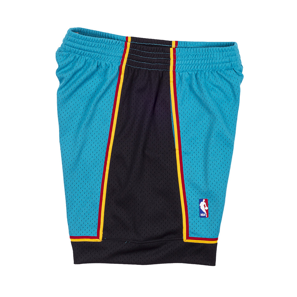 Mitchell & Ness Pistons Swingman Shorts in Blue - Right View
